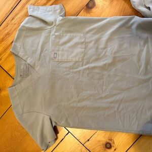 Figs Light Gray Short Sleeve Tee